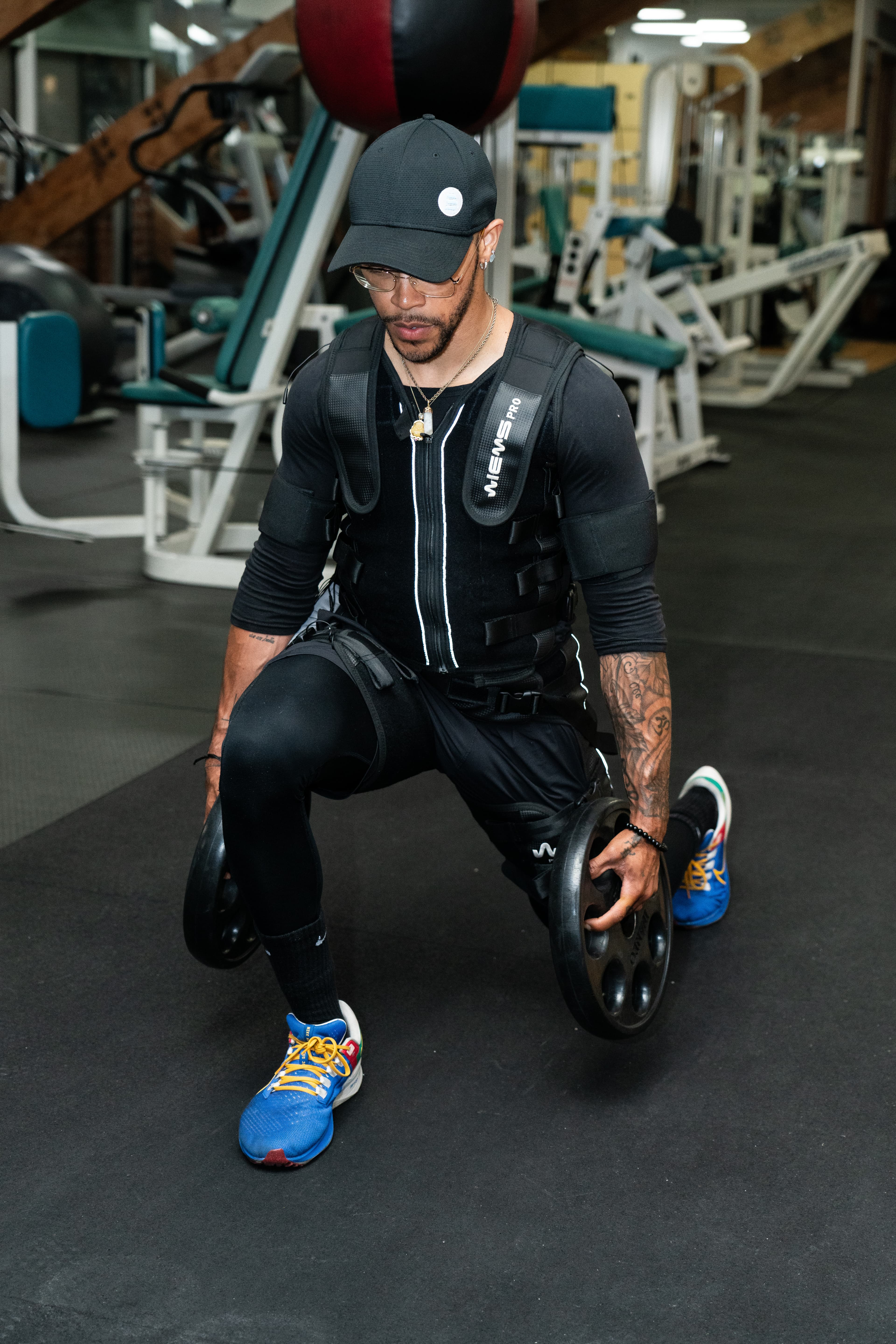 Greg in EMS training suit